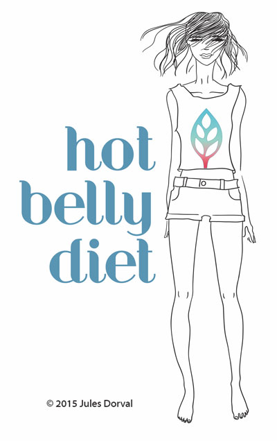 hot belly dieet logo design jules dorval