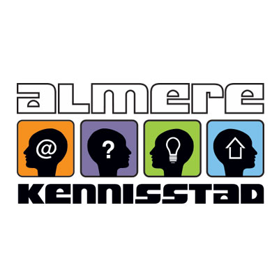 Almere Kennisstad, projet d'informatisation d'un ville en Holande, logo design Jules Dorval