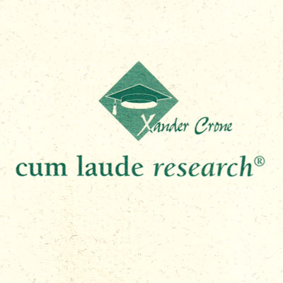 Cum Laude, conseils éducation universitaire, logo design Jules Dorval