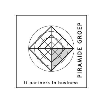 Piramide groupe, technologie de l'information, logo design Jules Dorval
