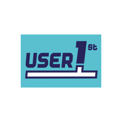 logo user first, analyses comportementales utilisateurs, logo design Jules Dorval