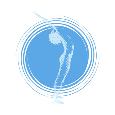 Vignette yogisan, logo design Jules Dorval